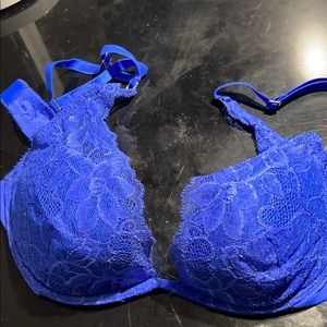 La Perla lace bra in royal blue.